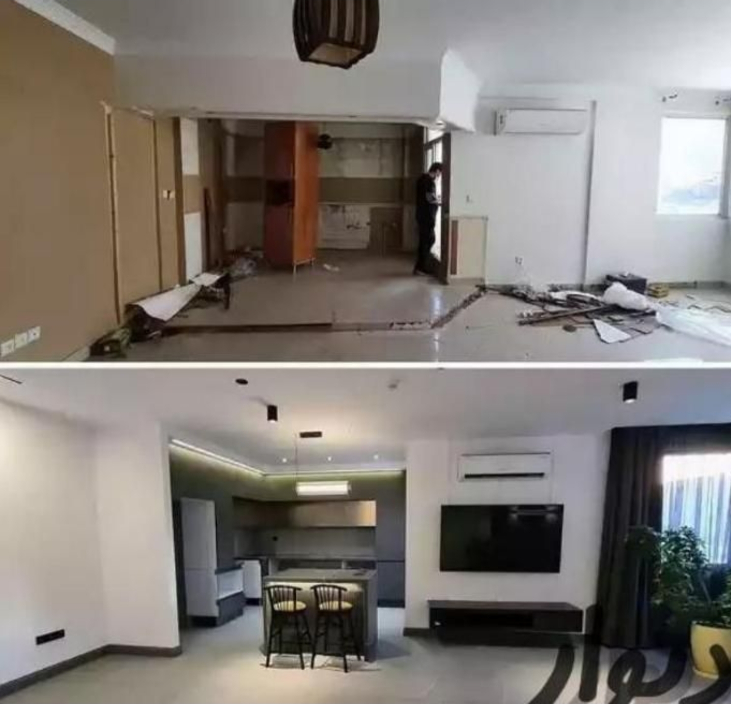 کناف کاری ترمو، بازسازی ،نقاشی ،سقف کاذب، نور خط